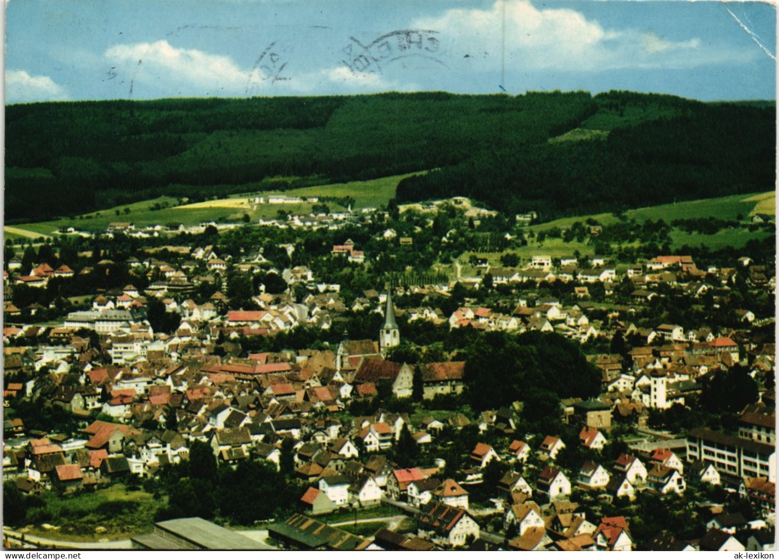 Ansichtskarte Michelstadt Luftaufnahme Vom "Herz Des Odenwaldes" 1985 - Michelstadt