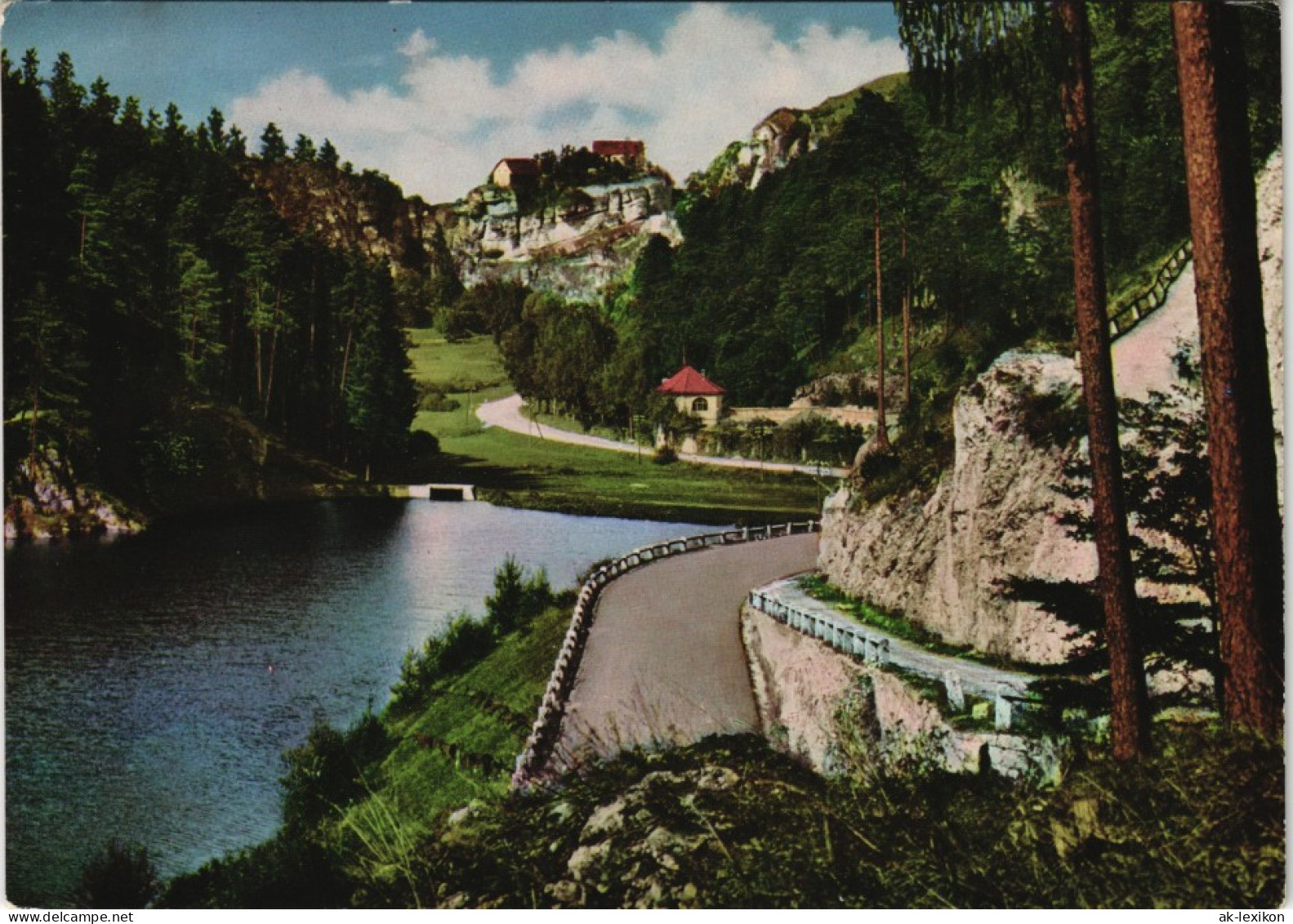 Ansichtskarte Pottenstein Blick Vom Weihersbachtal Auf Burg Pottenstein 1970 - Pottenstein