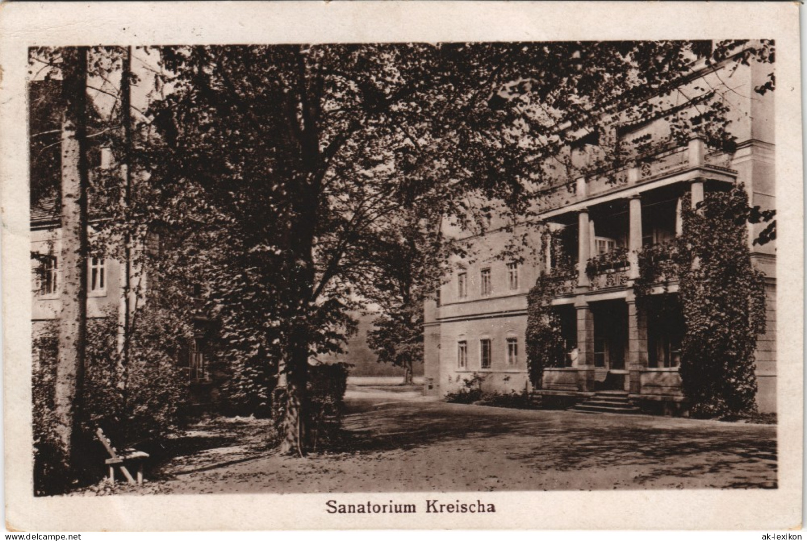 Ansichtskarte Kreischa Sanatorium 1929 - Kreischa