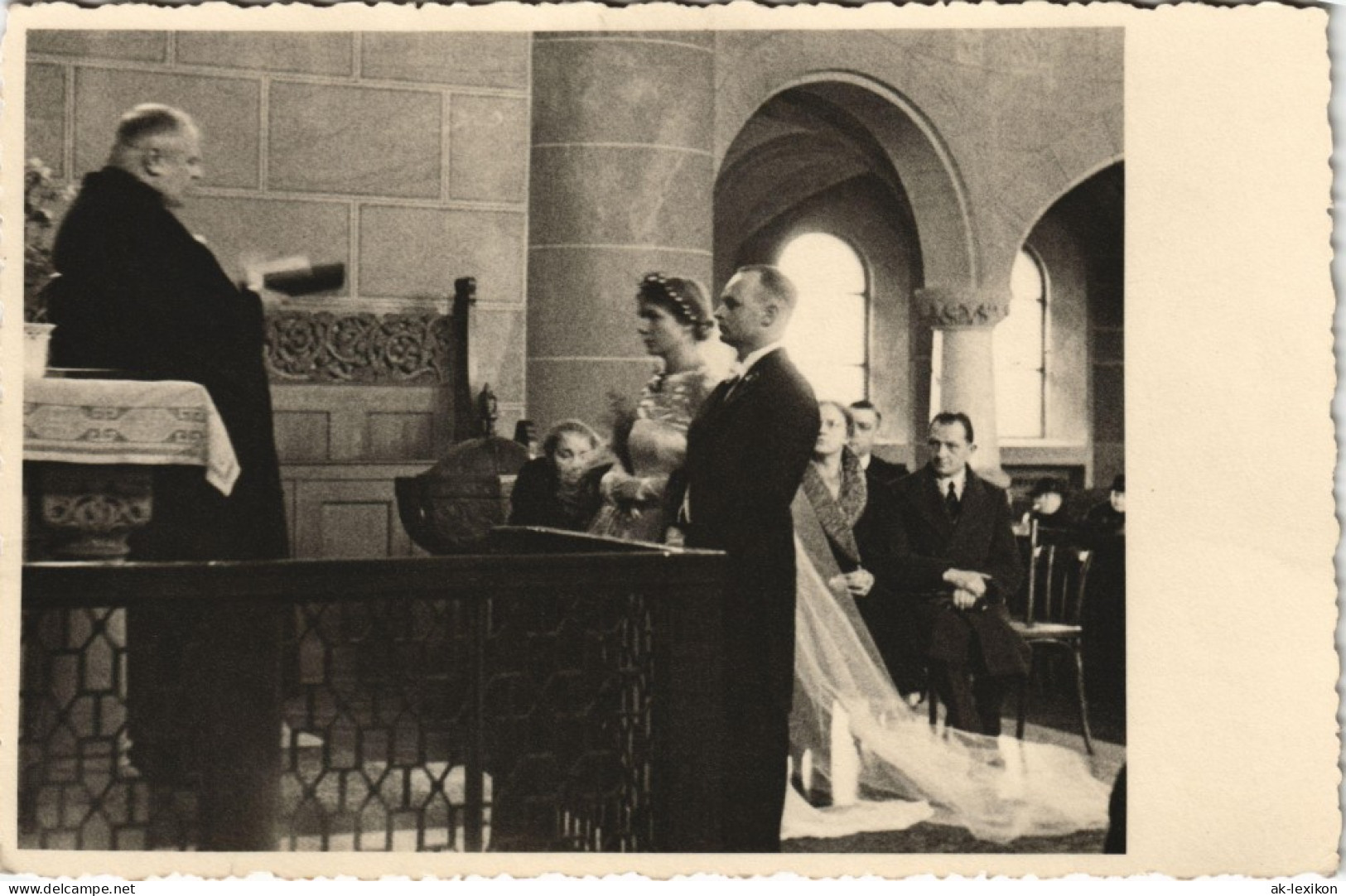 Ansichtskarte  Hochzeit Fotos Fotografie Echtfoto-AK (Ort Unbekannt) 1940 - Hochzeiten