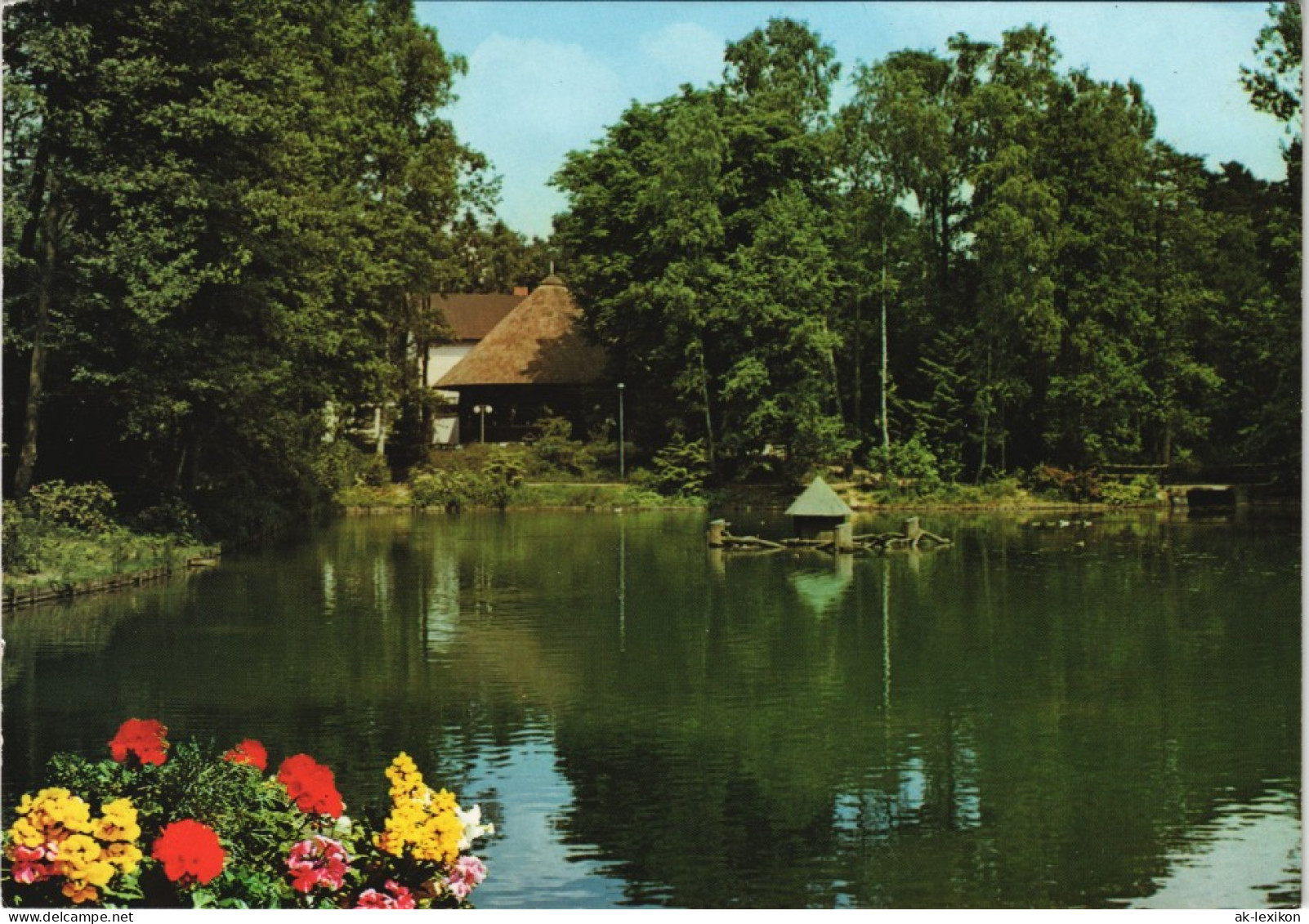 Ansichtskarte Bad Lippspringe Partie An Der Fischerhütte 1980 - Bad Lippspringe