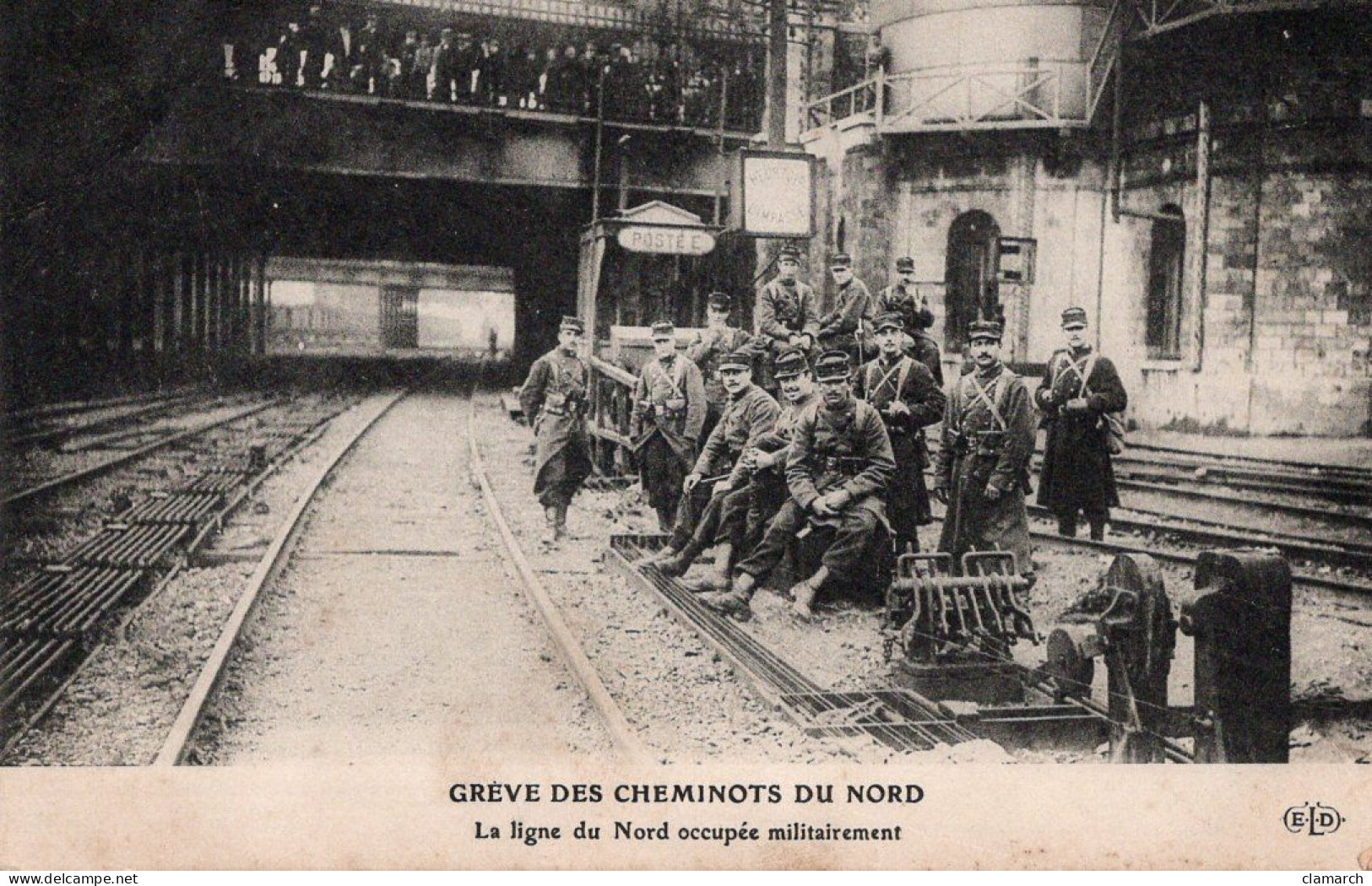 GREVE-Grève Des Cheminots Du Nord-La Ligne Du Nord Occupée Militairement - ELD (2) - Grèves