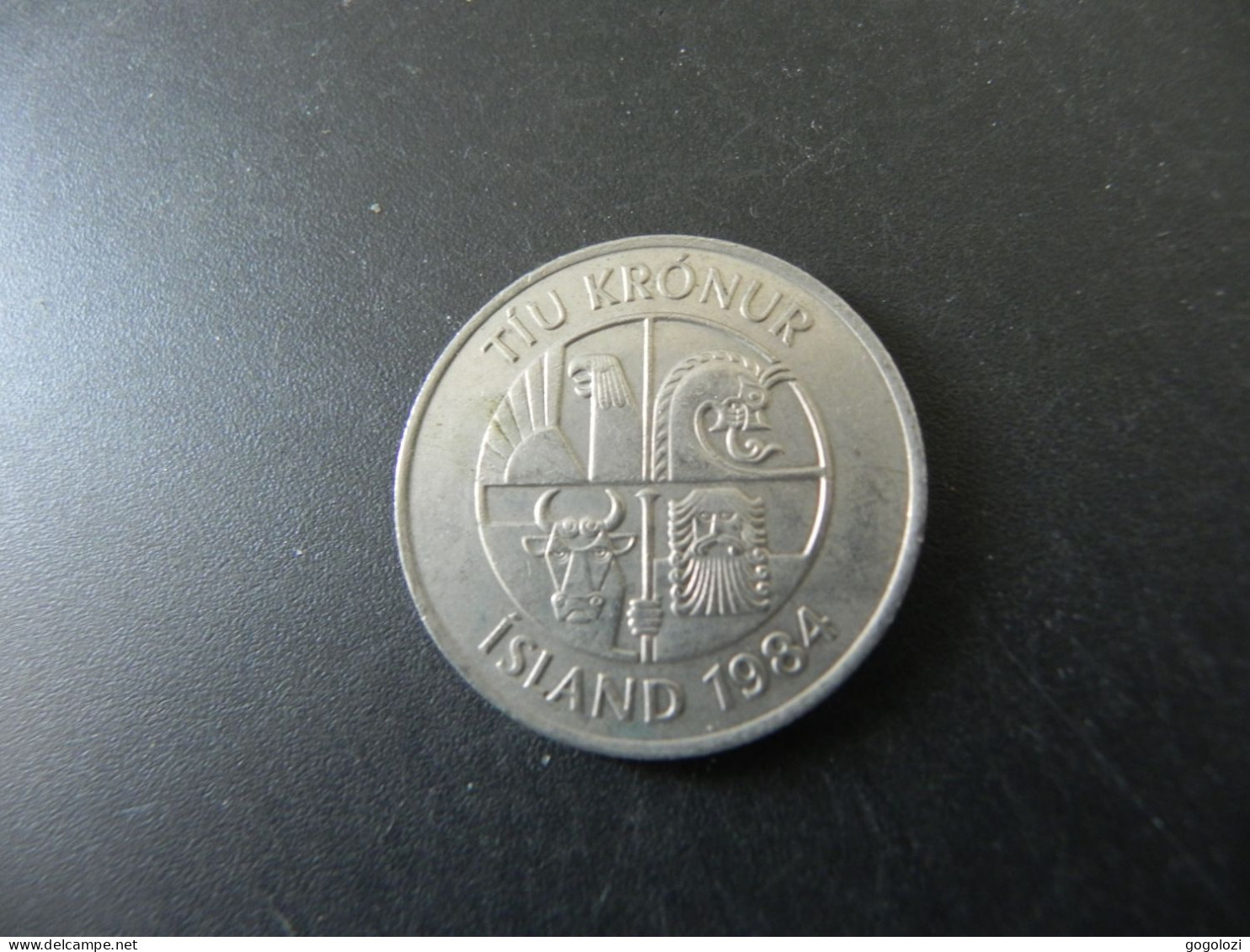 Iceland 10 Kronor 1984 - Islandia