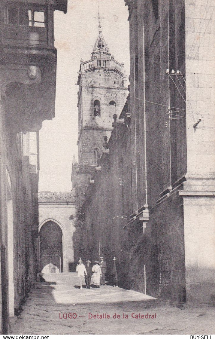 ESPAGNE - RARE - LUGO - Detalle De La Catedral - - Lugo