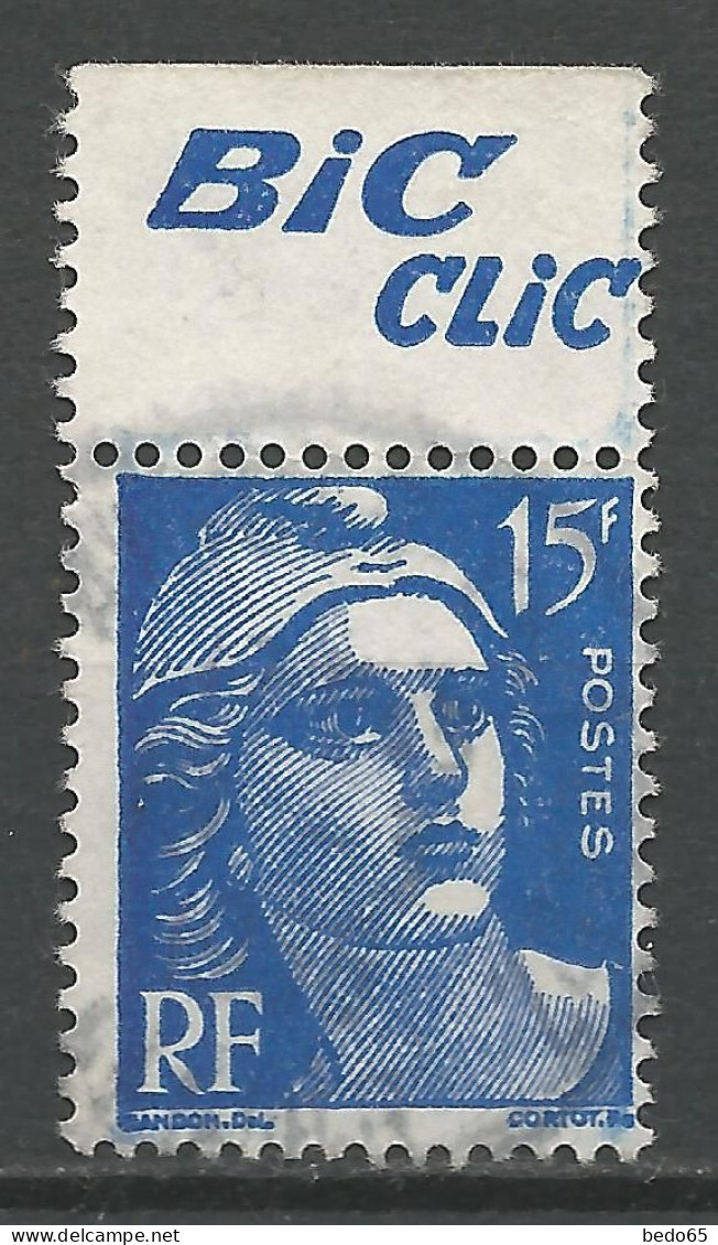 TYPE MARIANNE DE GANDON Type L N° 886 PUB BIC OBL / Used - Used Stamps