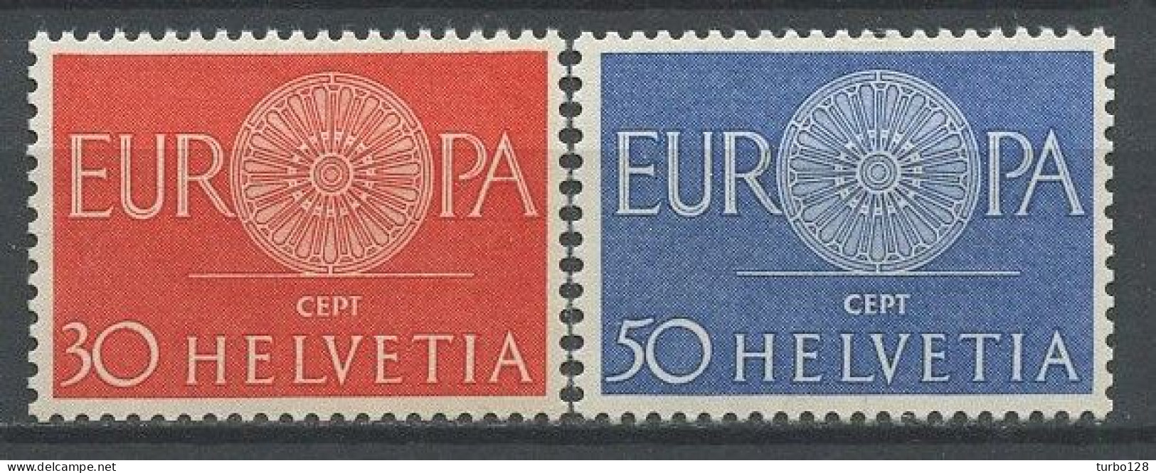 SUISSE 1960 N° 666/667 ** Neufs MNH Superbes C 1.75 € Europa - Nuevos