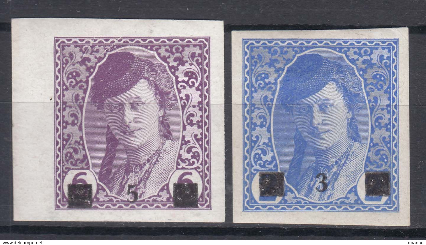 Yugoslavia, Kingdom SHS, Issues For Bosnia 1918 Mi#21-22 Mint Hinged - Unused Stamps