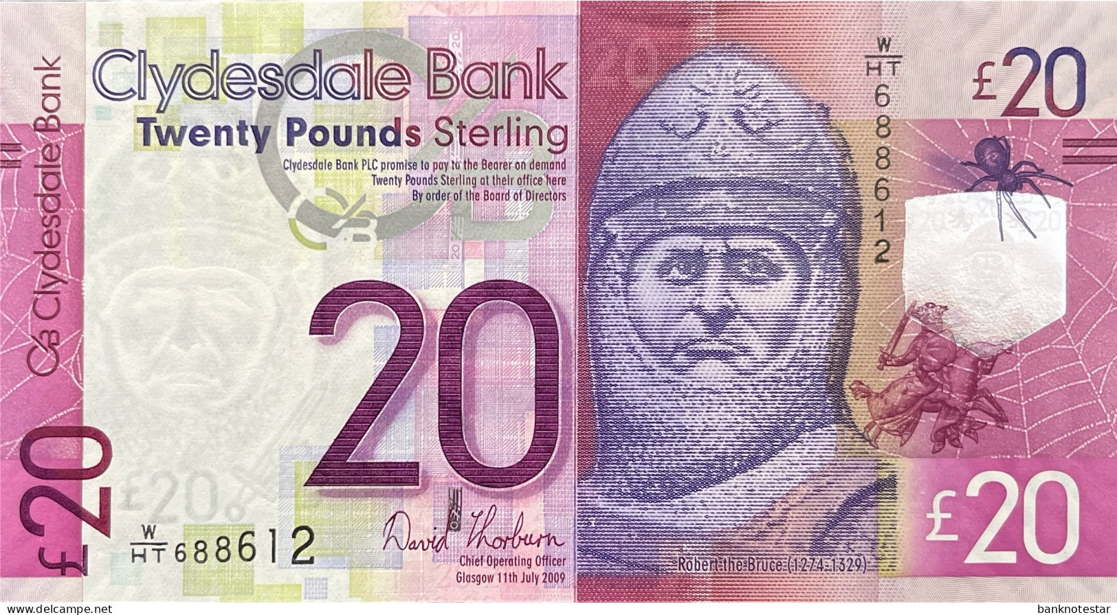 Scotland 20 Pounds, P-229Ka (2009) - UNC - 20 Pounds