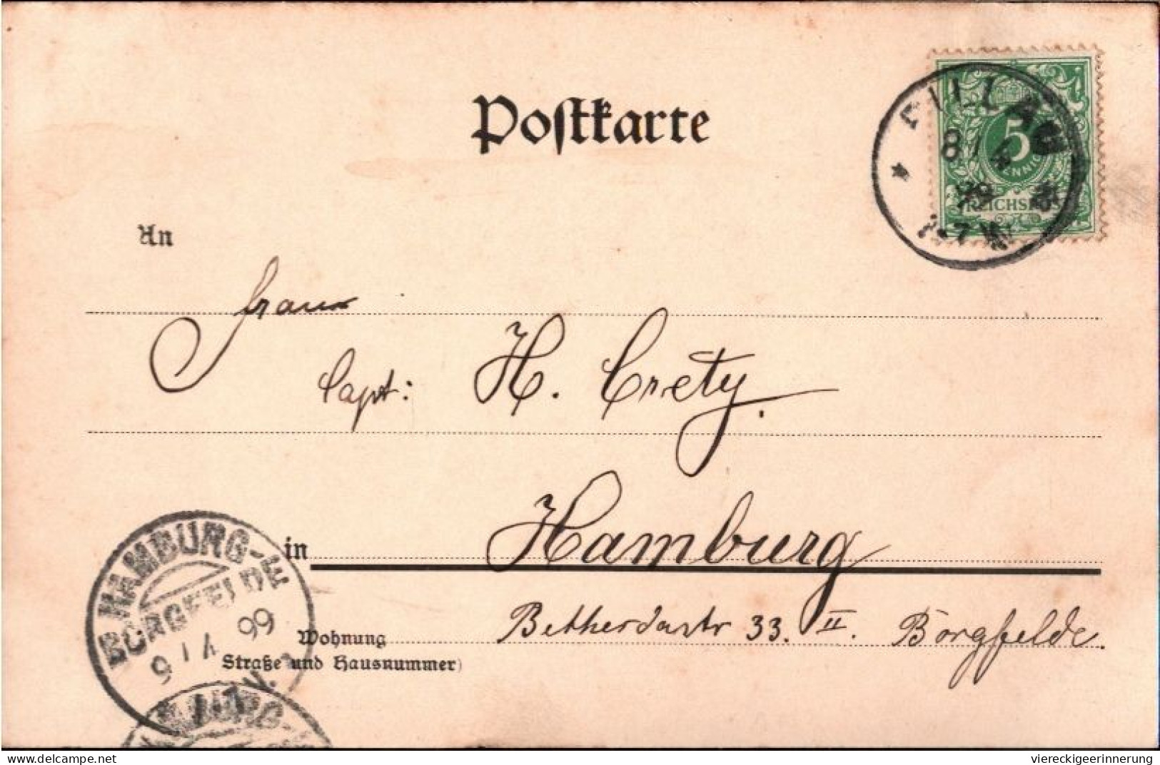 ! Alte Ansichtskarte Gruss Aus Pillau , 1899 - Ostpreussen