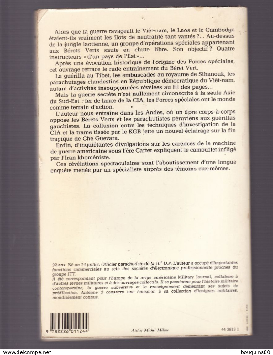 LES BERETS VERTS De JEAN-PIERRE GILLET Les Commandos De La C.I.A. 1981 - Français