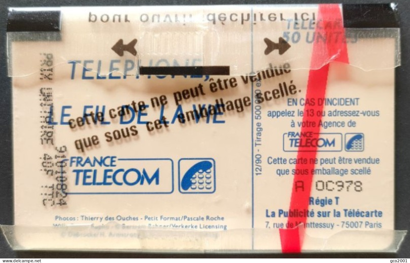 TELECARTE PUBLIQUE FRANCE F130 - PHOTO - 50 U - NSB - 1990