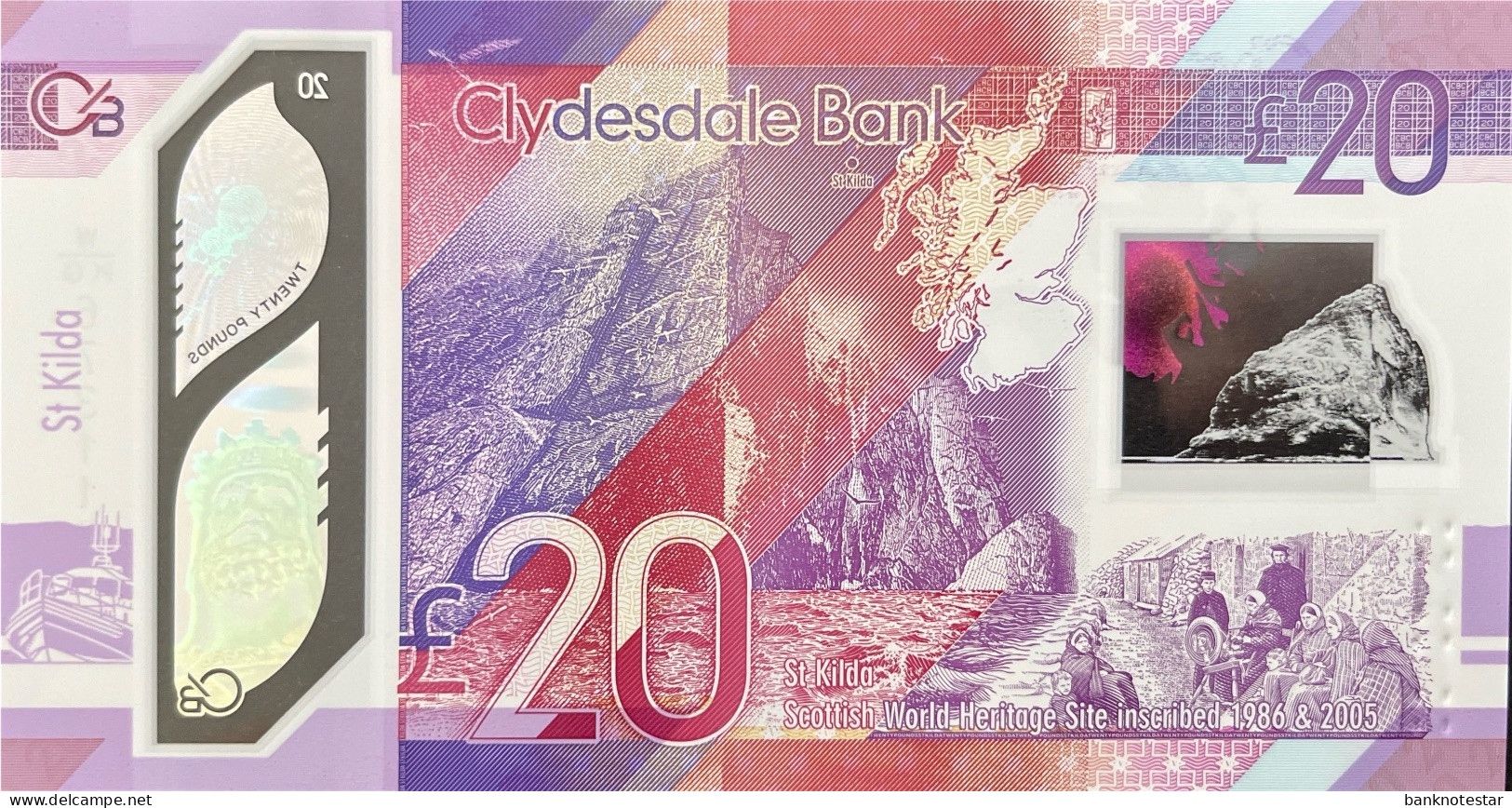 Scotland 20 Pounds, P-229R (2019) - UNC - 20 Pounds