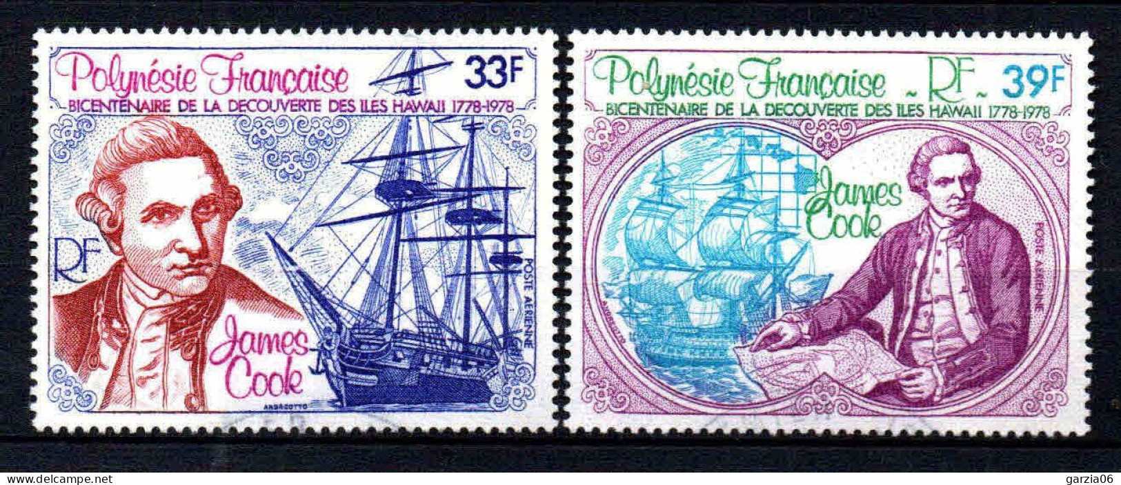 Polynésie - 1978  - James Cook  -  PA 130/131   - Oblit - Used - Used Stamps