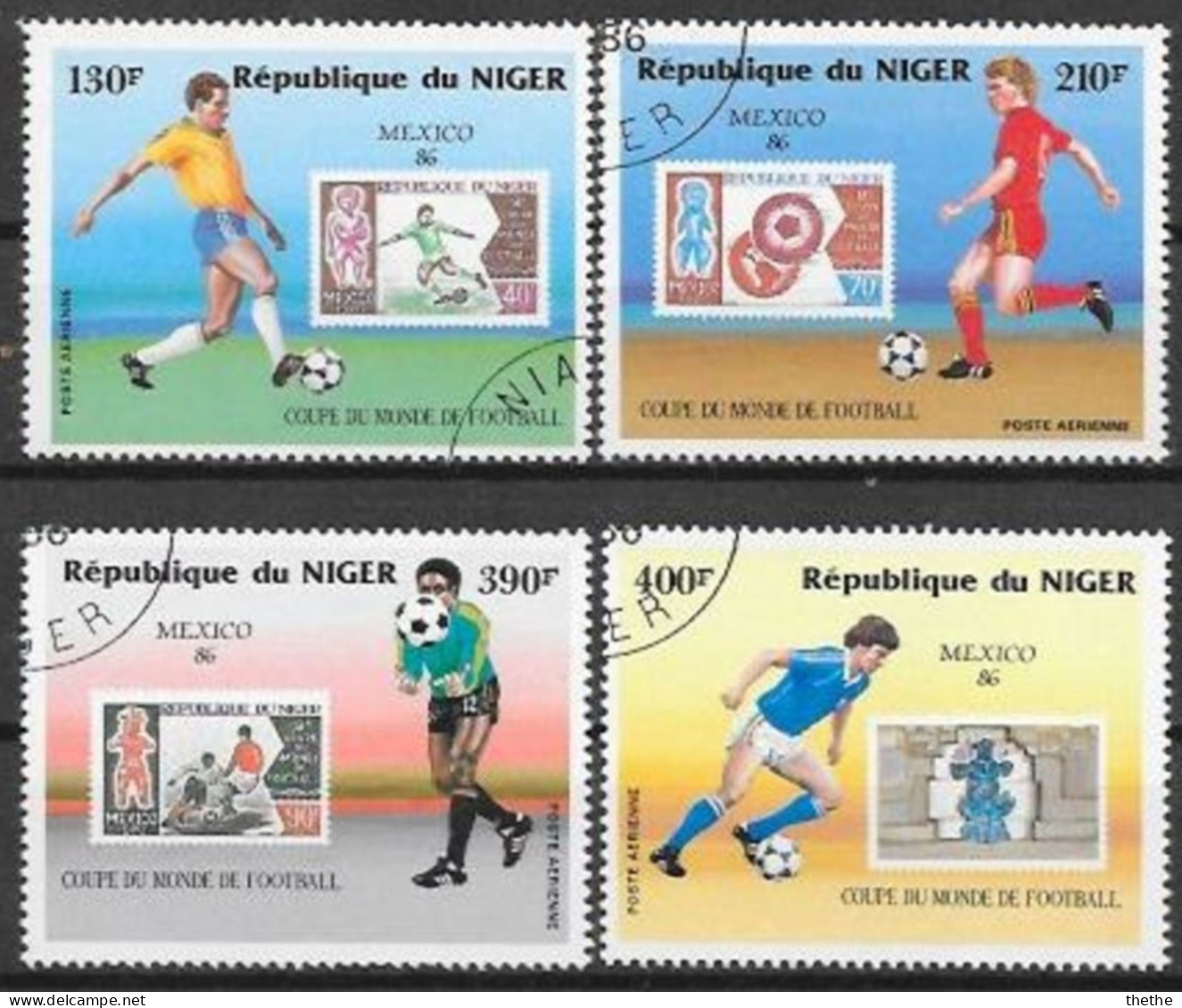NIGER - Coupe Du Monde De Football à Mexico - 1986 – Mexico