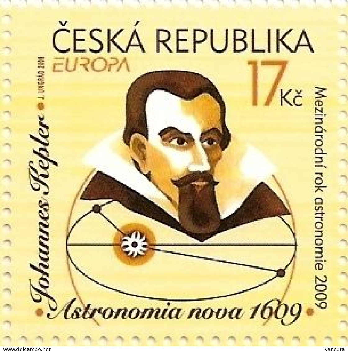 ** 596 Czech Republic EUROPA  Astronomie J. Kepler 2009 - Nuevos