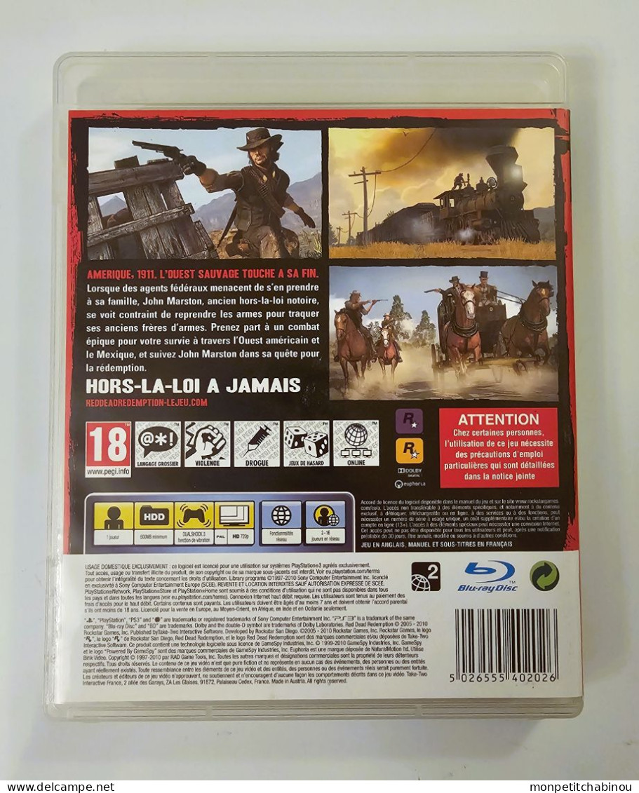 Jeu Vidéo PS3 : RED DEAD REDEMPTION - PS3