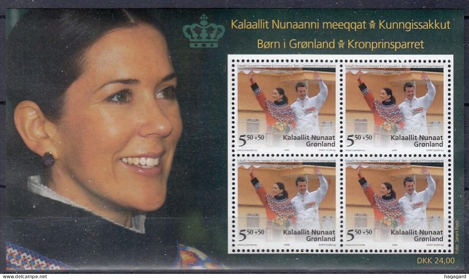 Greenland 2006. Children Charity. Bloc. Michel 33. MNH(**) - Blocchi