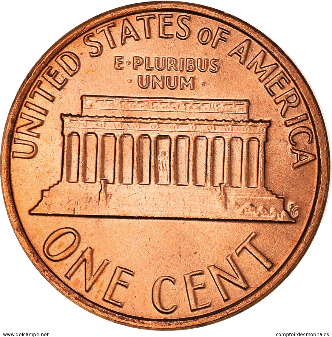 Monnaie, États-Unis, Lincoln Cent, Cent, 1980, U.S. Mint, Denver, FDC, FDC - 1959-…: Lincoln, Memorial Reverse