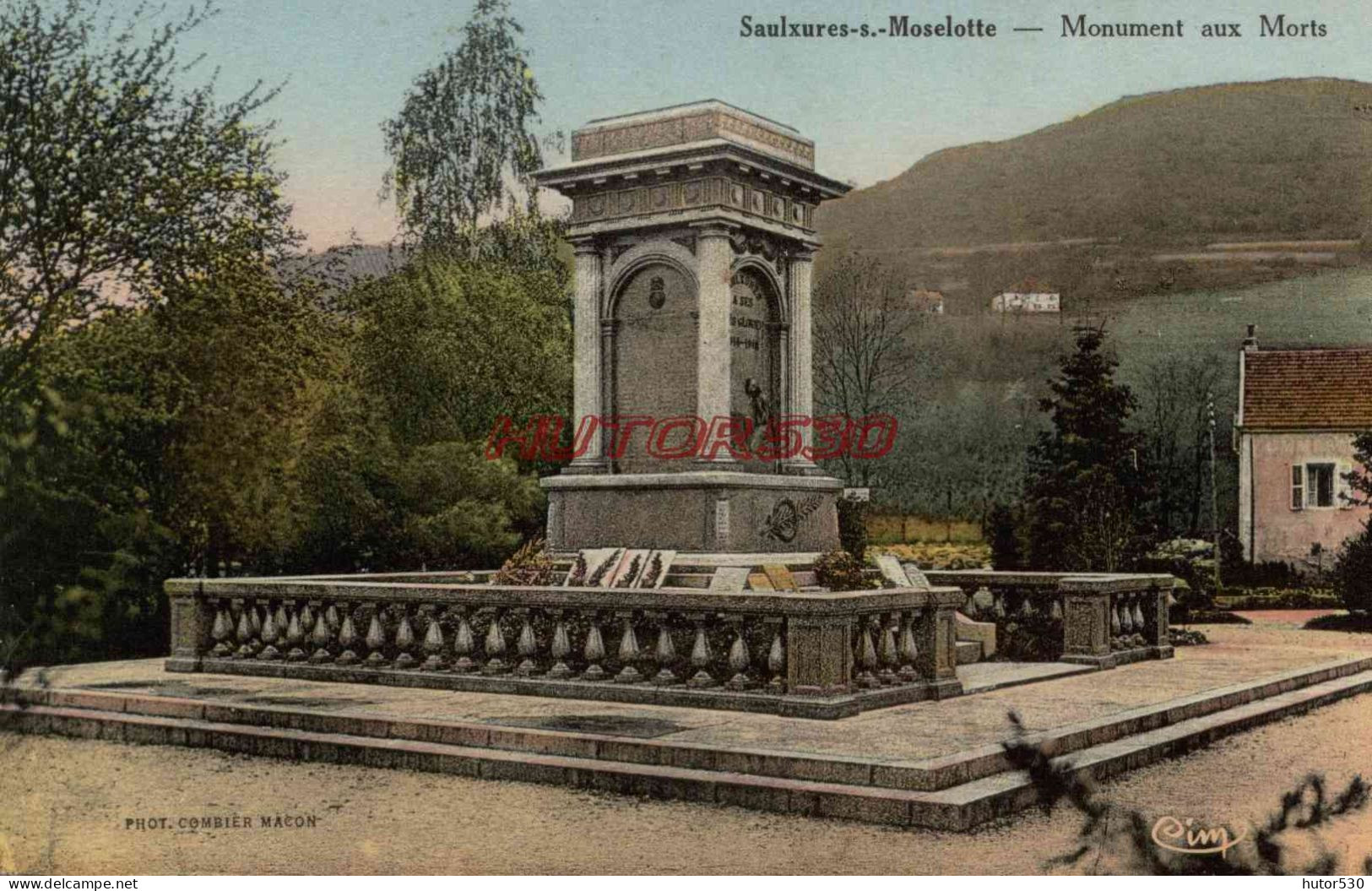 CPA SAULXURES SUR MOSELOTTE - MONUMENT AUX MORTS - Saulxures Sur Moselotte