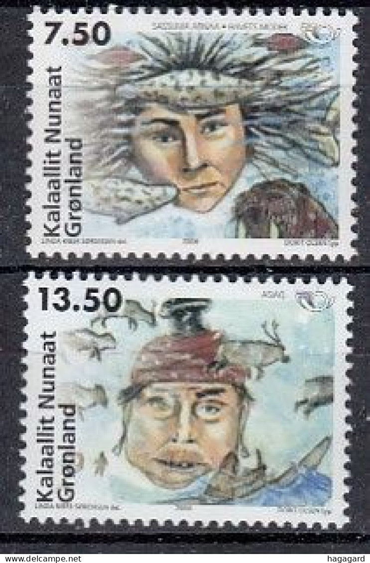 Greenland 2006. NORDEN. Myths. Michel 462-63. MNH(**) - Unused Stamps