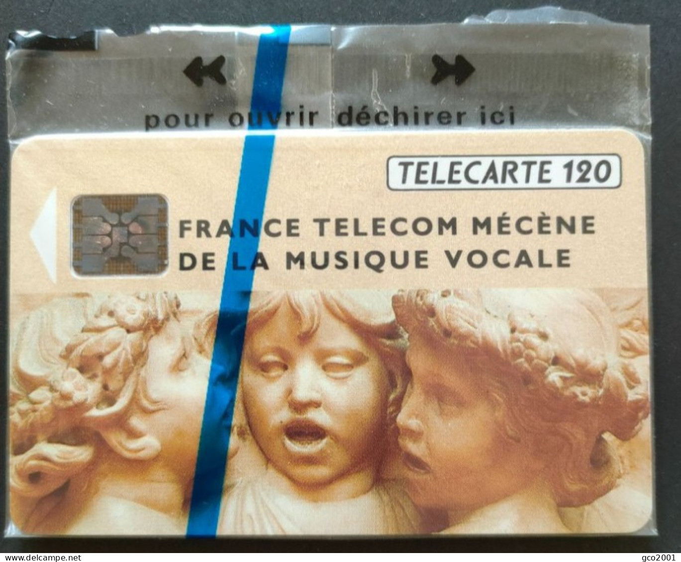 TELECARTE PUBLIQUE FRANCE F292A - FRANCE TELECOM MECENE MUSIQUE VOCALE - 120 U - NSB - 1992