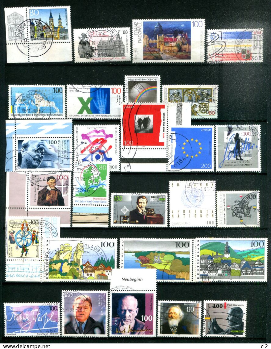 REPUBLIQUE FEDERALE ALLEMANDE - Lot De 30 Timbres De L'année 1995 - Jahressammlungen