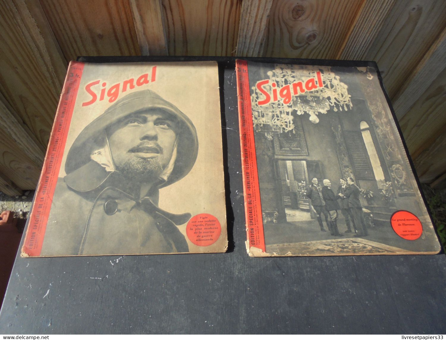 Revue SIGNAL 1940 N° 15 Et 16 WW2 - Francés
