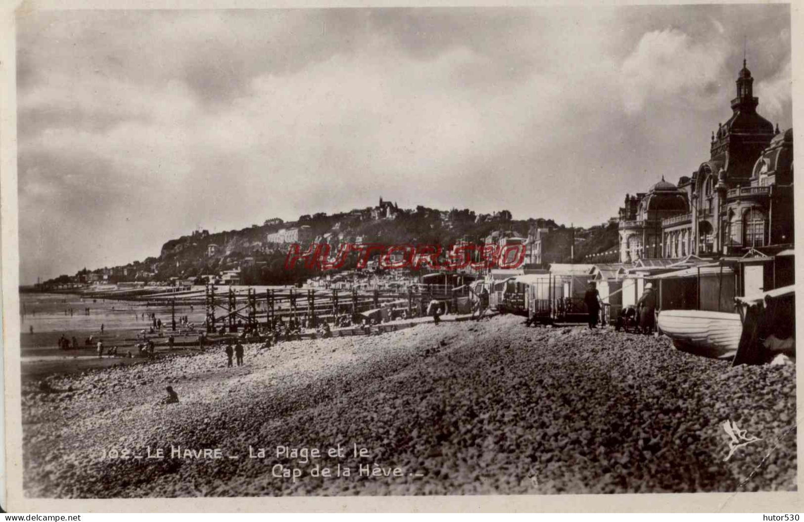 CPSM LE HAVRE - LA PLAGE ET LE CAP DE LE HEVE - Cap De La Hève