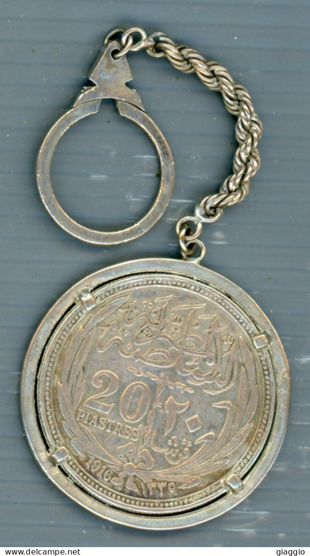 °°° Ciondolo N. 670 - Egypt Egitto 20 Piastre Silver G. 28,749 °°° - Italië