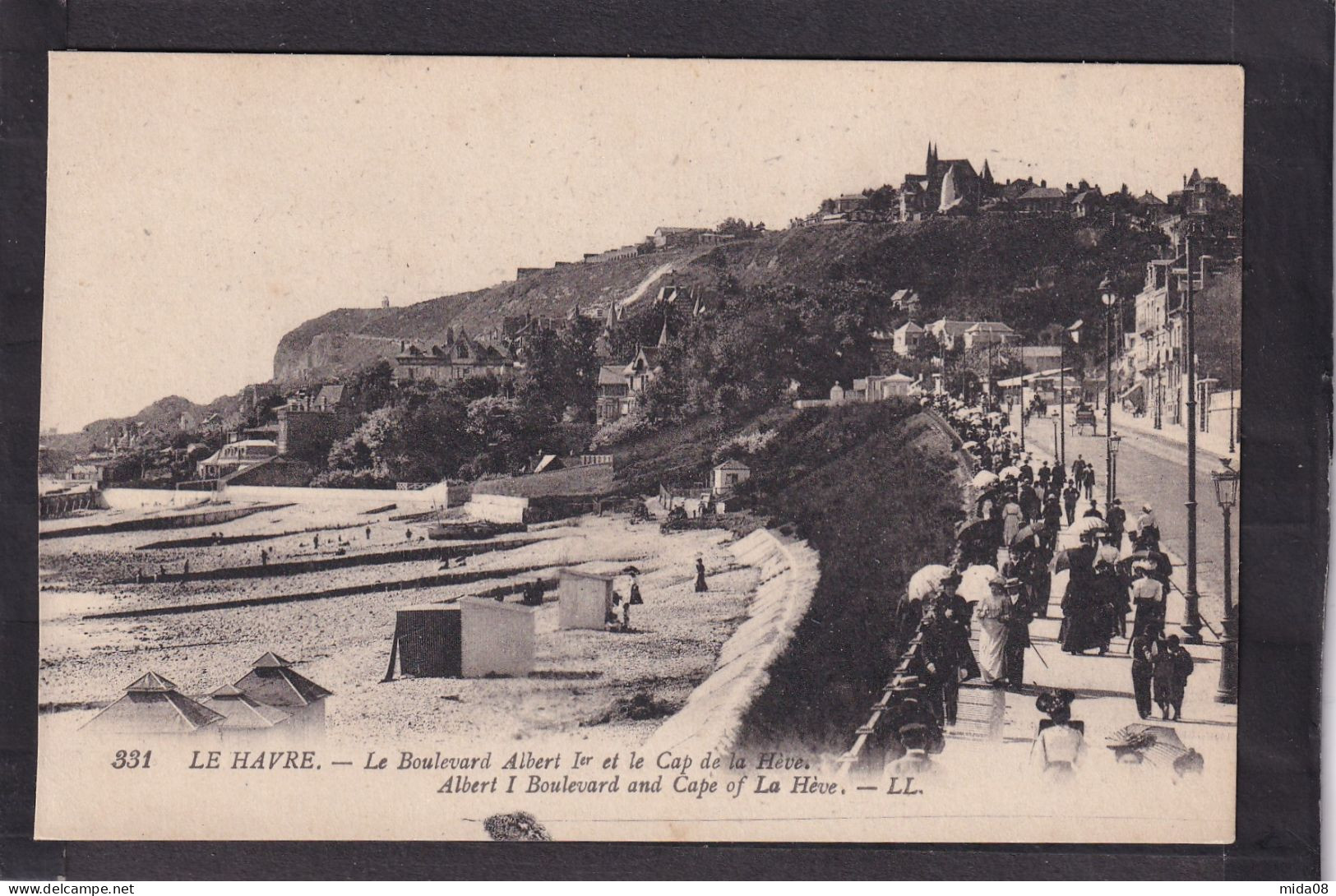 76. LE HAVRE . Le Boulevard Albert 1er Et Le Cap De La Hève . Animée - Cap De La Hève