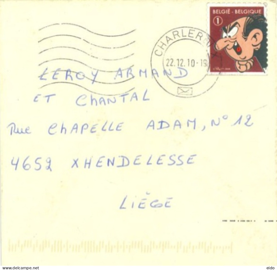 BELGIUM - 2010, STAMP COVER TO LIEGE, BELGIUM. - Briefe U. Dokumente