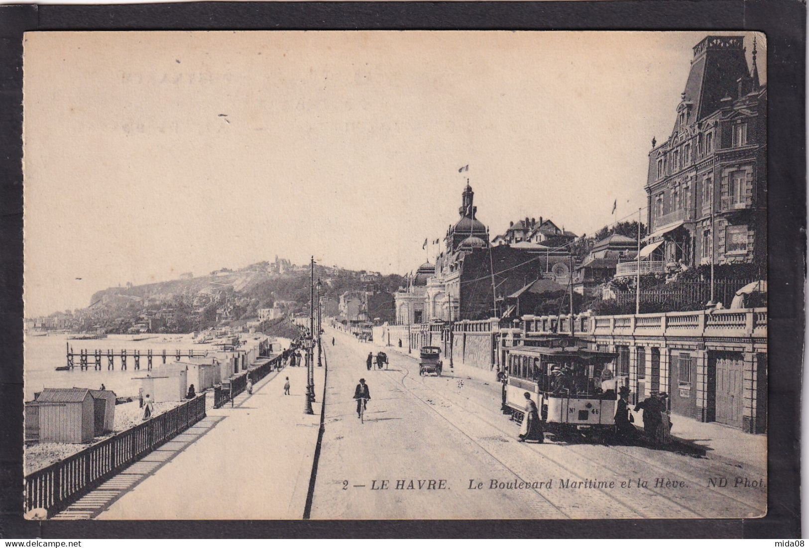 76. LE HAVRE . Le Boulevard Maritime Et La Hève . Tramway . Animée - Cap De La Hève