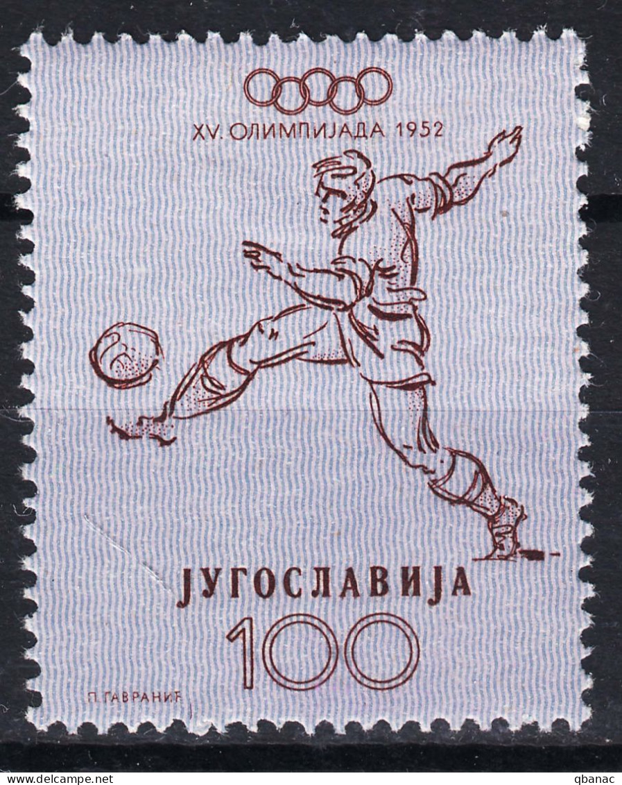 Yugoslavia Republic Olympic Games Helsinki 1952 Mi#703 Mint Hinged - Nuovi