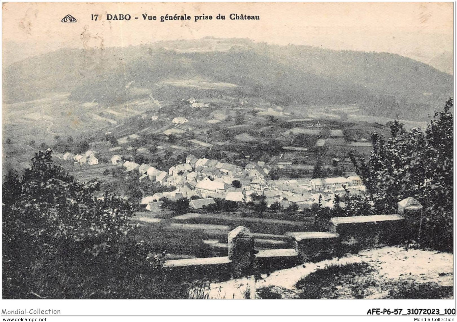 AFEP6-57-0468 - DABO - Vue Générale Prise Du Château  - Dabo