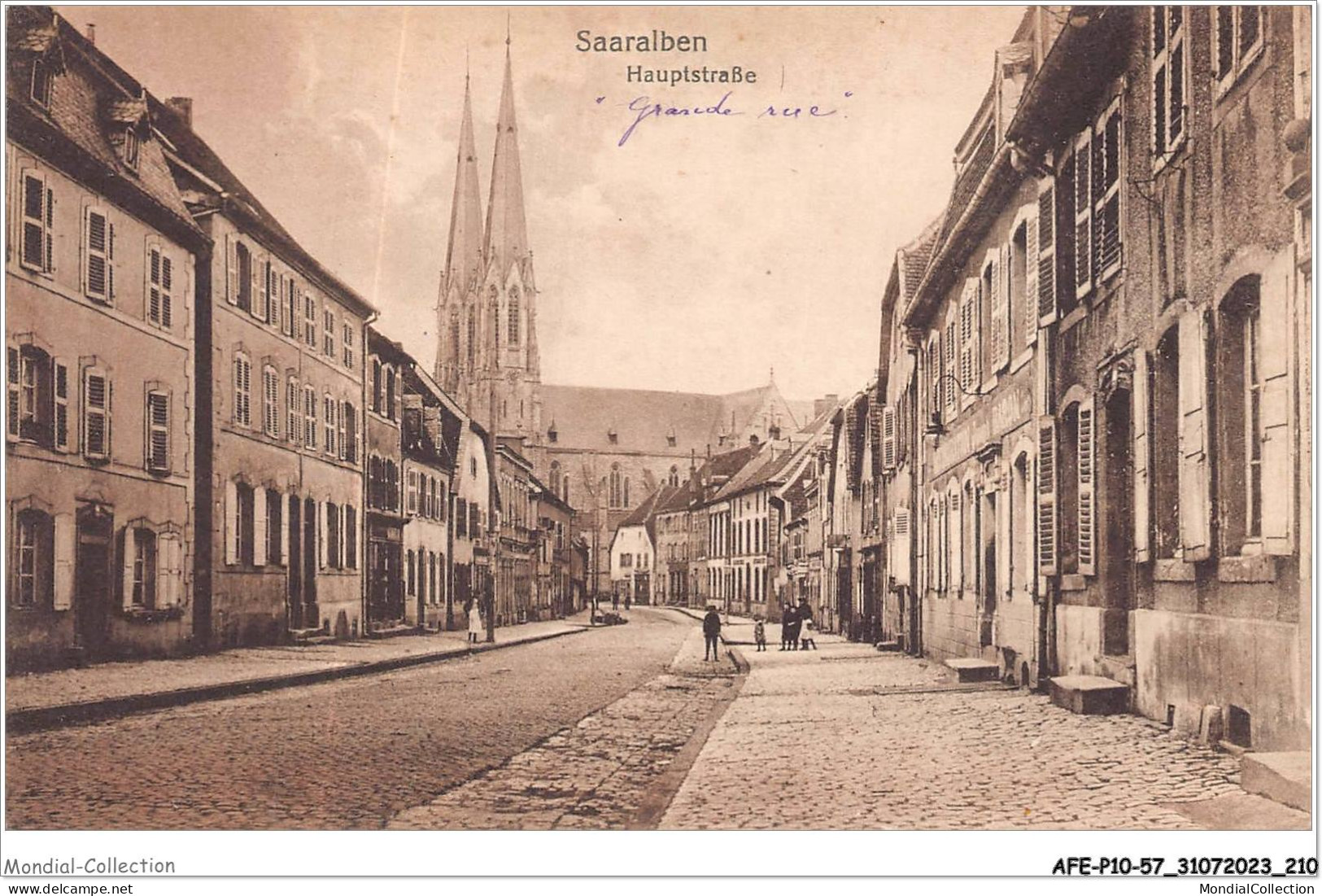 AFEP10-57-0931 - SAARALBEN - Hauptstrabe - Grande Rue  - Sarralbe