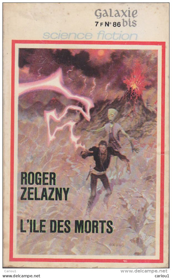 C1 Roger ZELAZNY L Ile Des Morts EO 1971 Couverture MOEBIUS Giraud PRIX APOLLO PORT INCLUS FRANCE - Moebius