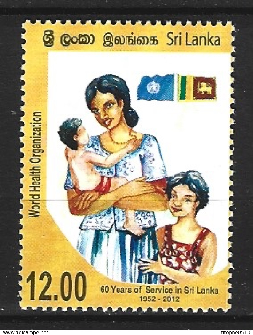 SRI LANKA. N°1864 De 2012. OMS. - WGO