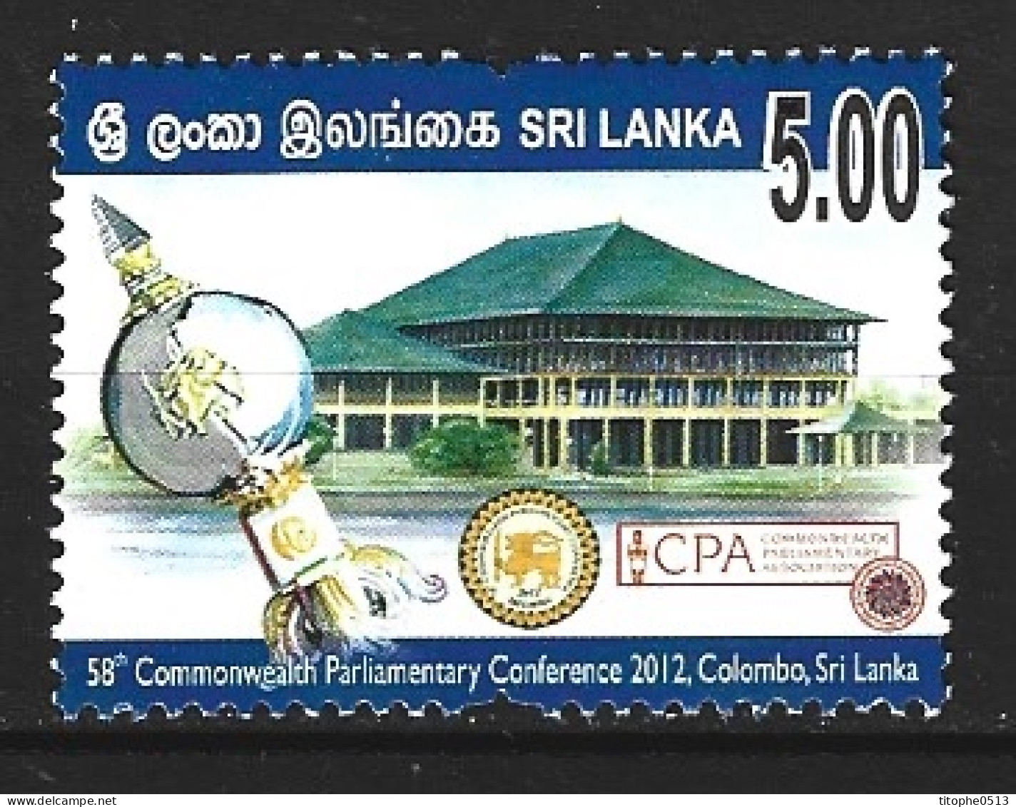 SRI LANKA. N°1857 De 2012. Commonwealth. - Sri Lanka (Ceylon) (1948-...)