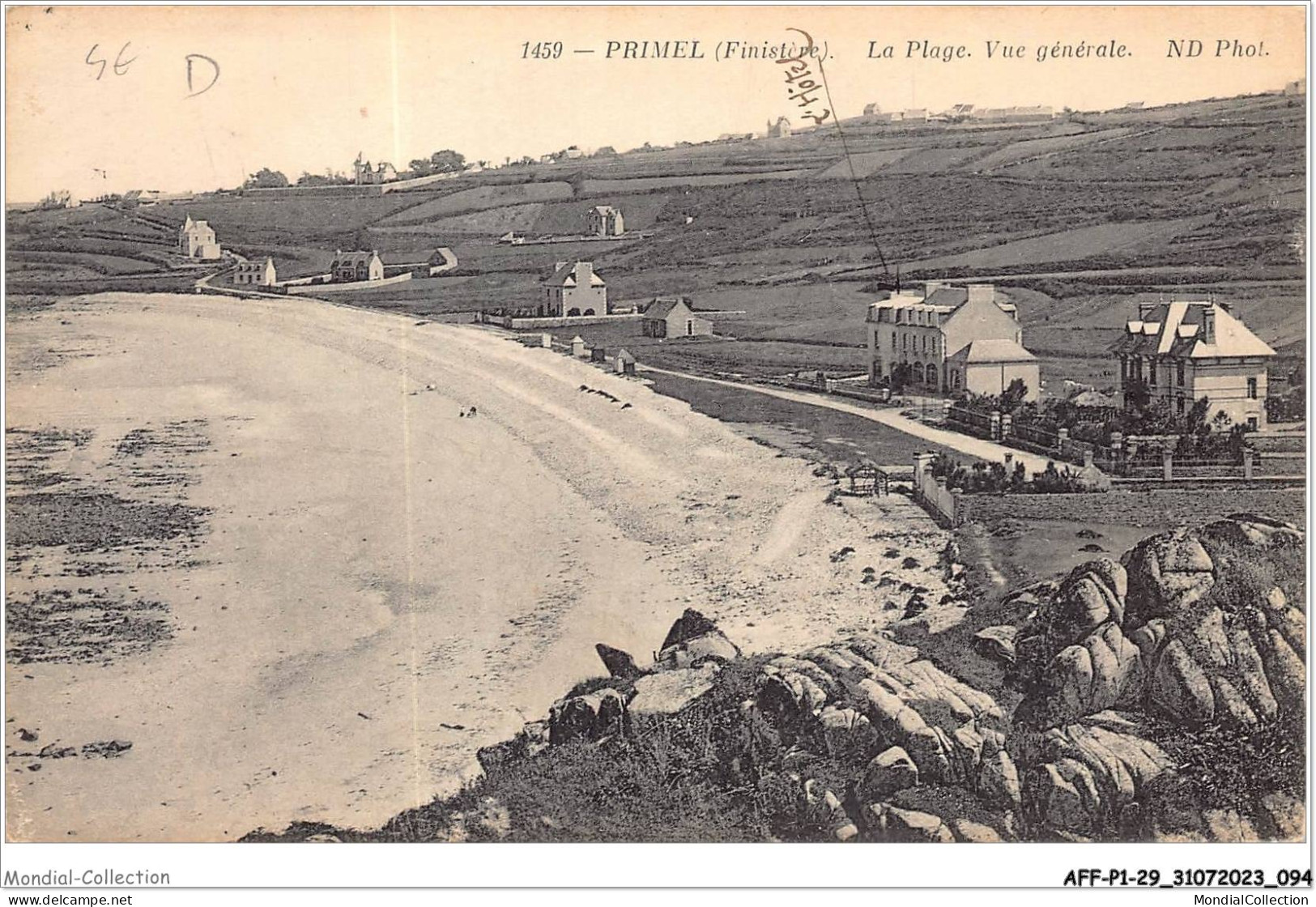 AFFP1-29-0048 - PRIMEL - La Plage - Vue Générale  - Primel