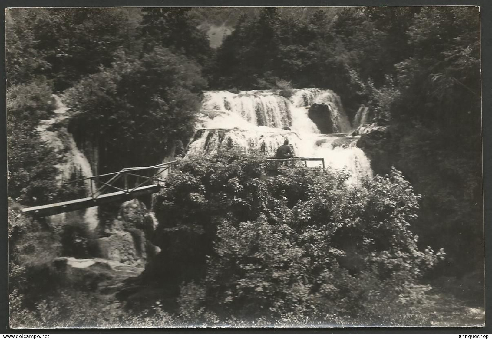 Bosnia And Herzegovina-----Martin Brod(Slapovi Une)-----old Postcard - Bosnie-Herzegovine