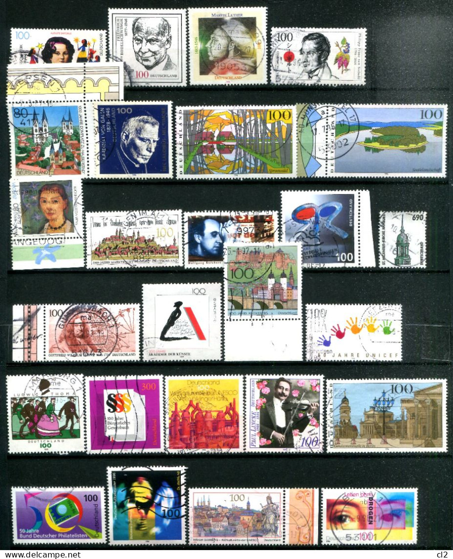 REPUBLIQUE FEDERALE ALLEMANDE - Lot De 30 Timbres De L'année 1996 - Collections Annuelles