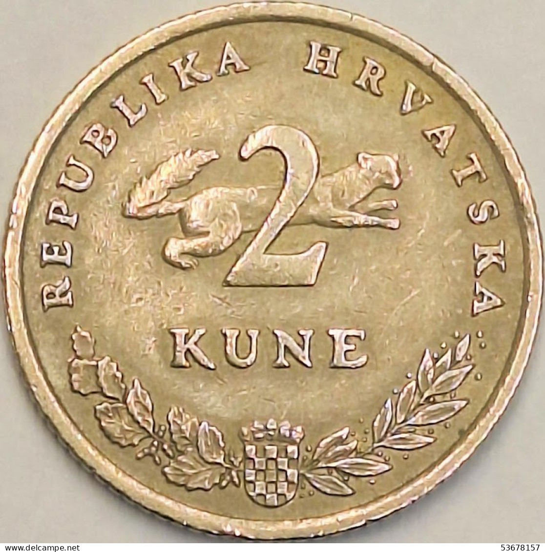 Croatia - 2 Kune 2001, KM# 10 (#3558) - Kroatië