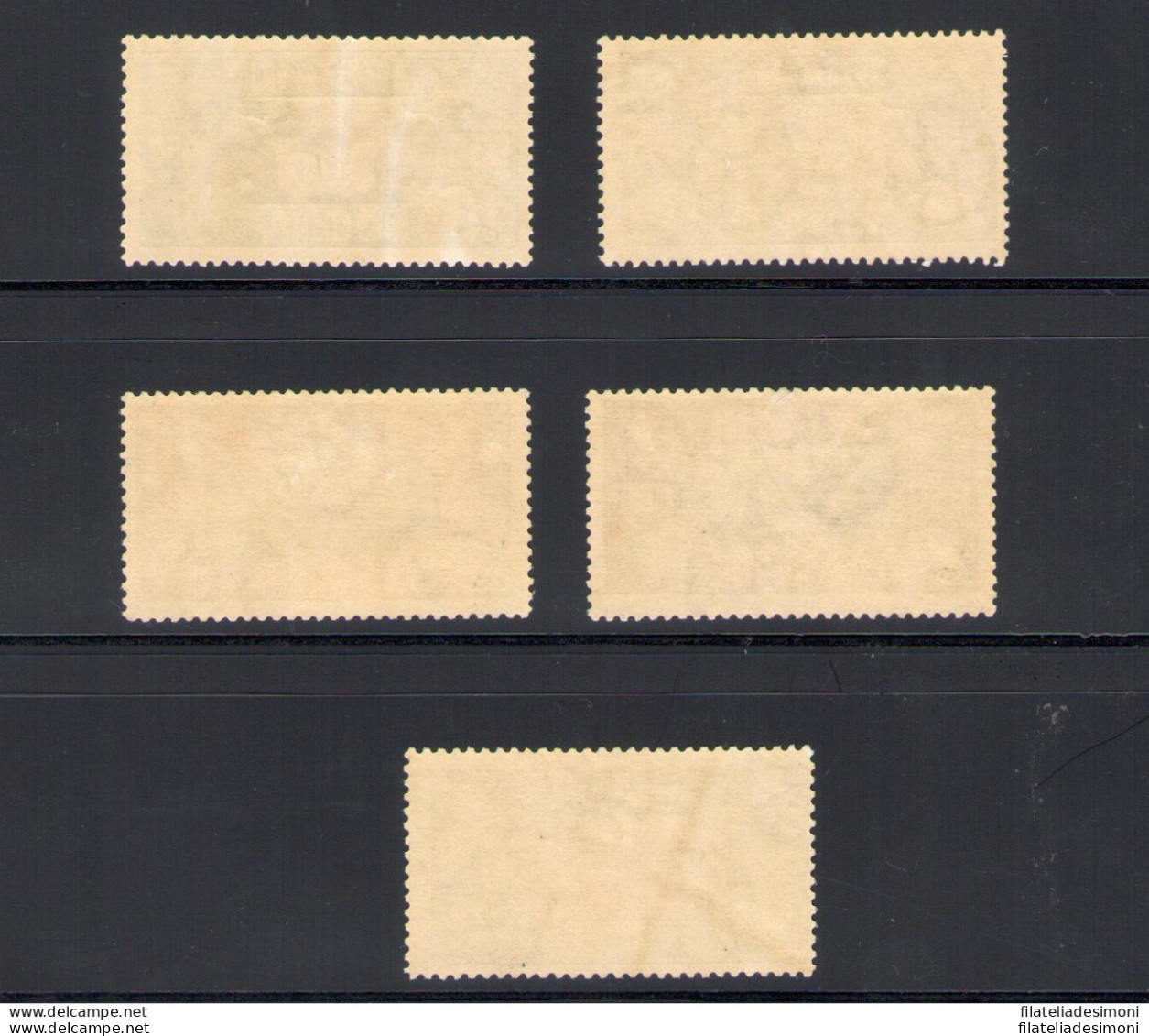 1930 ISLANDA ,   Posta Aerea , Millenario Del Parlamento , 5 Valori N° A4-A8 MN - Sonstige & Ohne Zuordnung