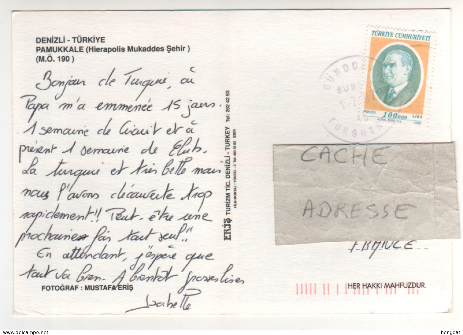 Timbre , Stamp " Personnage " Sur Cp , Carte , Postcard Du 01/07/97 - Lettres & Documents