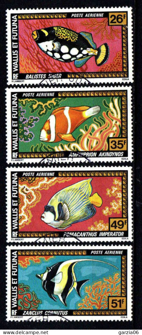 Wallis Et Futuna - 1978 - Poissons  - PA 76 à 79 - Oblit - Used - Used Stamps