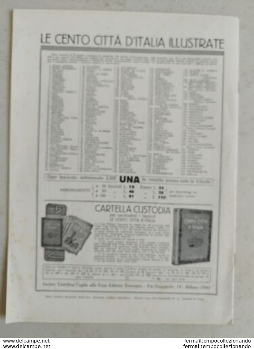 Bi Rivista Illustrata Cherasco Cuneo Le Cento Citta' D'italia - Tijdschriften & Catalogi