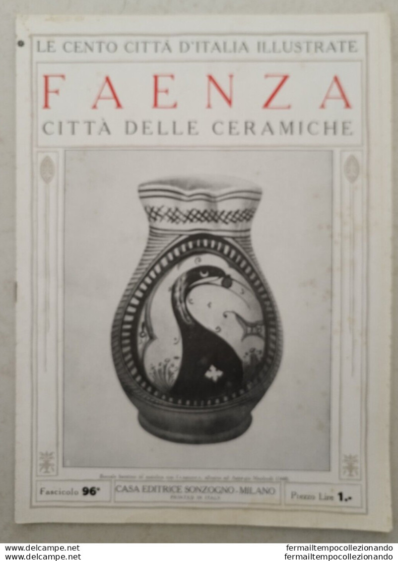 Bi Rivista Faenza Ravenna Le Cento Citta' D'italia - Zeitschriften & Kataloge