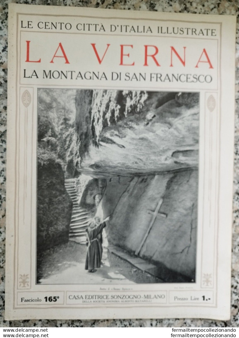 Bi Le Cento Citta' D'italia Illustrate La Verna La Montagna Di San Francesco - Tijdschriften & Catalogi