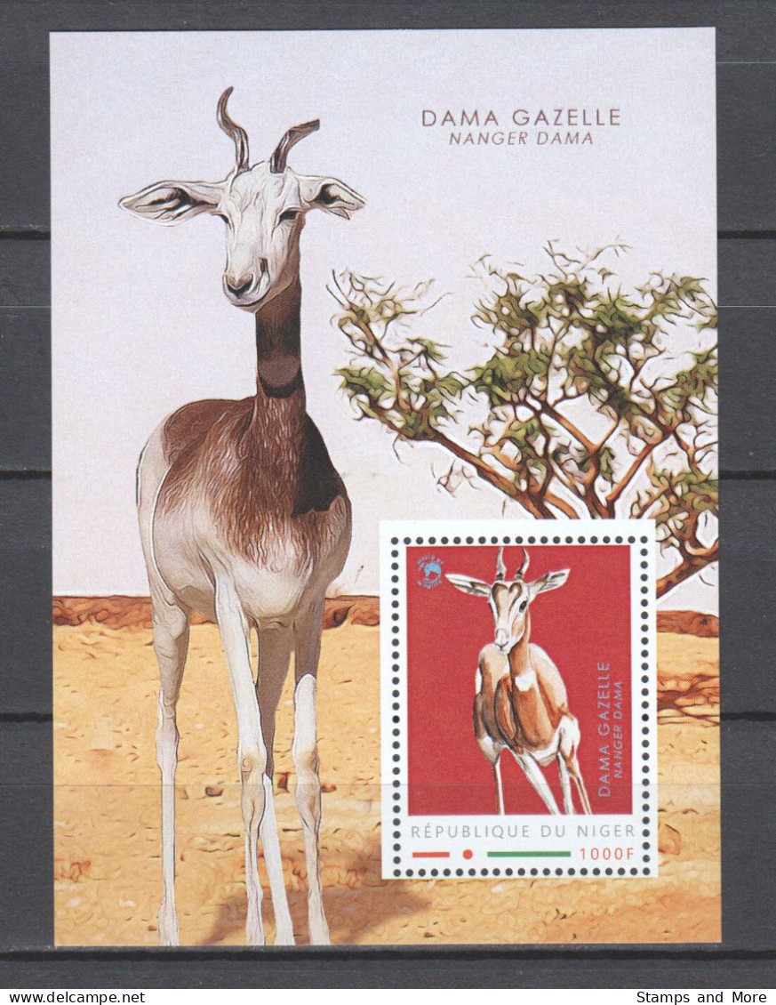 Nigeria - MNH Sheet DAMA GAZELLE - Giraffes