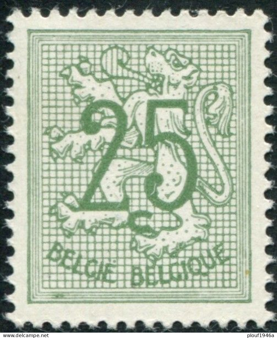 COB 1368 B (**) / Yvert Et Tellier N° 1368 (*)  Papier Terne - 1951-1975 Lion Héraldique